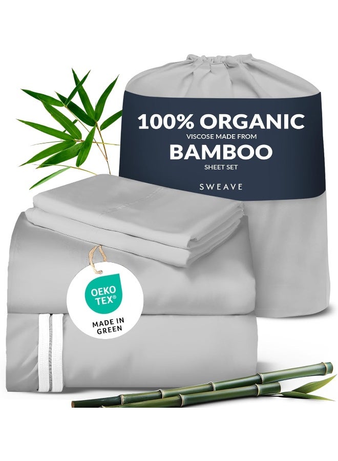 100% Organic Viscose Derived from Bamboo Queen Sheet Set - Image 1